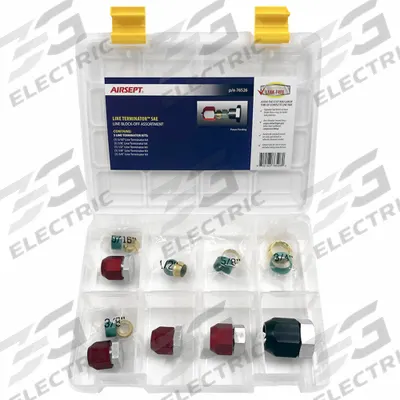 AIRSEPT Line Splice Straight SAE Pack: Line Terminator Blockoff, 76526 - Fleet and Vehicle Maintenance