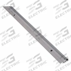 NATIONAL GUARD Door Weatherstripping: Bulb Insert, 4 ft Lg, 7/8 in Wd, 13/16 in Ht (MPN 155V-48). Key specifications — Insert Material: Vinyl; Flange Material: Aluminum; Brand: NATIONAL GUARD.