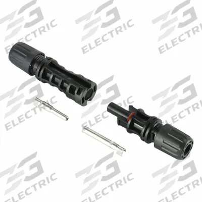 ETCON Solar Panel Cable Connector: MC4, 10 AWG/12 AWG/14 AWG/2.5 mm2/4 mm2/6 mm2 Wire Size - Connectors for Solar Panels