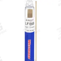 WESTWARD Brazing Alloy: Low-Fuming Bronze, 0%, RBCuZn-C, 3/32 in x 36 in, Bare (MPN 41R227). Key specifications — Tensile Strength: 71 ksi; Yield Strength: 64 ksi; Manufacturer Part Number: 41R227; Brand: WESTWARD; pack-container: 1/pk.