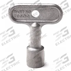JAY R. SMITH MFG. CO Hydrant Key: 5600 Series, Aluminum, Silver (MPN 5619-PART03). Key specifications — Product Type: Hydrant Key; Material: Aluminum; Color/Finish: Silver; Brand: JAY R. SMITH MFG. CO.