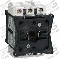 SQUARE D Load Break Switch: 40 A Current Rating, 690V AC (MPN V2). Key specifications — Material: Non-Metallic; Phase: Three; Features: Opening for 6 mm (0.24 in) Shaft Width; Manufacturer Part Number: V2; Brand: SQUARE D; Product Type: Enclosed; Shaft Size: 0.24 in (6 mm).