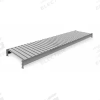 TENNSCO Shelf: 96 in x 24 in, 22 ga Beams, Steel, 2,150 lb Load Capacity (MPN 6940). Key specifications — Decking Material: Steel; Frame Finish: Powder Coated; Frame Material: Steel; Color: Industrial Gray; Includes: Cross Bars; Brand: TENNSCO.