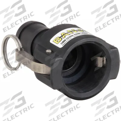 BANJO Cam and Groove Coupling: 1 1/2 in Coupling Size, 1 1/2 in Hose Fitting Size - Type C Polypropylene Cam & Groove Fittings
