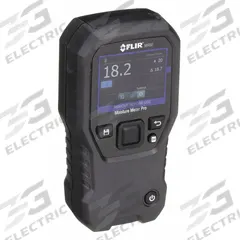 FLIR Moisture Meter Kit: Digital, TFT LCD, Pin/Pinless, ±5% Moisture Content Accuracy, Not Certified (MPN MR160-KIT5). Key specifications — attr999354: Digital; attr1009284: Extended Pin; attr1009272: Data Logging; attr999347: Plywood; attr999350: TFT LCD; attr999383: ±5%; attr999345: FLIR.