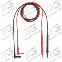 EXTECH Test Leads: CAT III 1000V, Std Probe, Right Shrouded Plug, 3 1/4 ft Lg, 18 AWG Wire Size (MPN TL803). Key specifications — Brand: EXTECH.