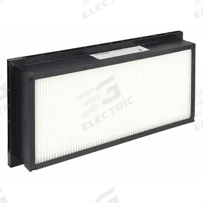 GRAINGER Minipleat Air Filter: 12 in x 24 in x 4 in, Synthetic, Plastic, Single Header - MERV 13 Minipleat Air Filters