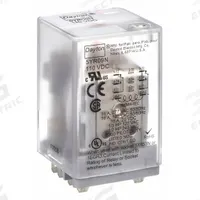 DAYTON General Purpose Relay: Socket Mounted, 10 A Current Rating, 110V DC, DPDT, 8 Pins/Terminals (MPN 5YR09). Key specifications — Brand: DAYTON; Base Type: Square; Mounting Style: Plug-In; Manufacturer Part Number: 5YR09; Series: C Series.