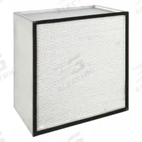 GRAINGER HEPA Air Filter: 24 in x 24 in x 12 in, 99.99% Filter Efficiency, Downstream Face (MPN 2DXN8). Key specifications — Brand: GRAINGER; Frame or Header Material: Galvanized Steel.