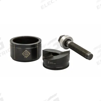 GREENLEE Knockout Punch Set: 10 ga Sheet Metal Capacity (Steel), 2 27/64 in Nominal Size - Greenlee Knockout Punches & Dies