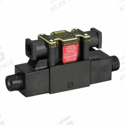 Parker Hydraulic Directional Valve: 22 gpm Max Flow Rate, D03 NFPA Size, Three Positions - Solenoid-Operated Directional Control Valves