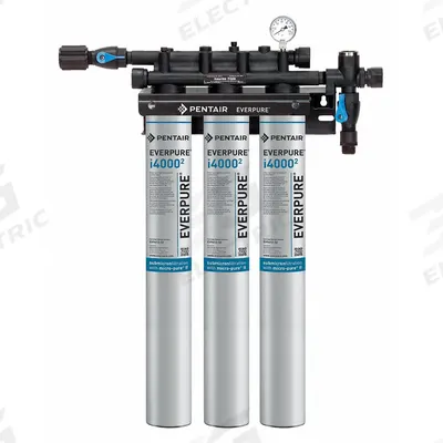 PENTAIR/EVERPURE Water Filtration System: 0.5 micron, 5 gpm - Ice Machine & Refrigerator Water Filter Systems