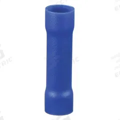 GRAINGER Butt Splice Connector: Blue, Vinyl, For Wire Size 6 AWG – 6 AWG, 600 V, Pack Qty 20 (MPN 4FRD9). Key specifications — Brand: GRAINGER.