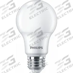 PHILIPS Compact LED Bulb: Medium Screw (E26), LED, (A) Classic, A19, 8.8 W Watt, 3000K, Frosted (MPN 8.8A19/PER/930/P/E26/DIM 6/1FB T20). Key specifications — attr233510: A19; attr233525: 120V AC; attr233549: Frosted; attr518949: 3000K; attr239859: PHILIPS.