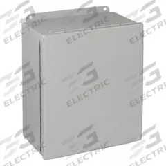 HOFFMAN Enclosure: Steel, 12 in x 10 in x 6 in, NEMA 12/13, Solid Cover, Hinged (MPN A1210CHFTC). Key specifications — Brand: HOFFMAN; Closure Method: Quick Release Latch; Knockouts: Not Included.