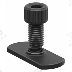 Bolt Assembly: 1/4" -20 Size, 1/2 in Thread Lg, Socket Head Cap, For 0.3 in Slot Wd, Steel, 15 PK (MPN 3491-15). Key specifications — Fastener Type: T-Nut; Fastener Head Type: Socket Head Cap; Material: Steel; Finish: Black Zinc-Plated; T-Slot Fastener Type: Bolt Assembly; Threaded Hole Location: Single Center; Compatible Series: 80/20 10 Series; System of Measurement: Inch.