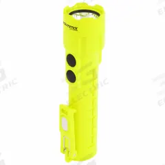 NIGHTSTICK Intrinsically Safe Dual-Light Handheld Flashlight: 260 lm, 170 m Max Beam, Green, Polymer (MPN XPP-5422GM). Key specifications — Brand: NIGHTSTICK; Battery Requirements - Broad: Requires 3 AA.