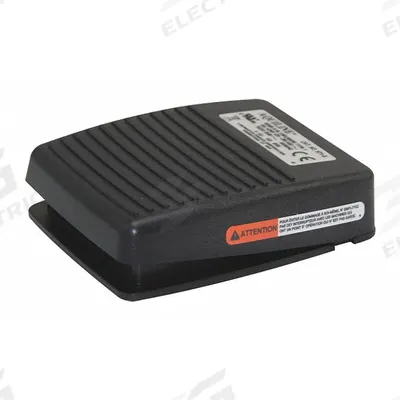 LINEMASTER Foot Switch: Atlas Series, 1 Pedals, Maintained - Single-Pedal Foot Switches