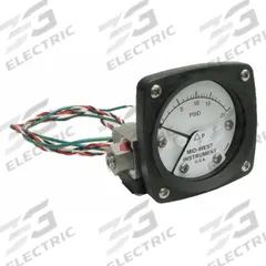 MIDWEST INSTRUMENT Differential Pressure Gauge & Switch: Back, 1/4 in NPT Female, 120, 2 1/2 in Dial (MPN 120SA-00-O-AA-20P). Key specifications — Sensor Type: Piston; Series: 120; Housing Material: 316 Stainless Steel; Certificate of Calibration: Not Included; Gauge Accuracy: ±3-2-3%.