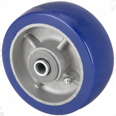 APPROVED VENDOR Caster Wheel: 5 in Wheel Dia., 2 in Wheel Wd, Polyurethane, 900 lb Load Rating - Polyurethane Tread on Aluminum Core Wheels