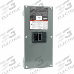 SQUARE D Circuit Breaker Enclosure: 3 Spaces, 125 A Amps, Surface Mounting, Indoor (MPN B125S). Key specifications — For Use With: Square D BDL, BGL, BJL and BKL Circuit Breakers; Mounting Style: Surface; Location: Indoor; Brand: SQUARE D.