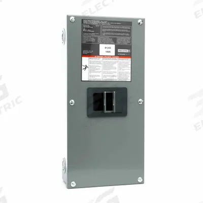 SQUARE D Circuit Breaker Enclosure: 3 Spaces, 125 A Amps, Surface Mounting - B-Frame Square D Circuit Breaker Enclosures