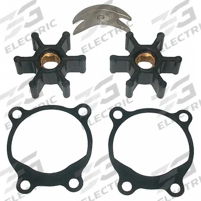 Dayton Utility Pump Kit: Mfr Part # 5UXN1, Includes (2) Gaskets/(2) Impellers/Cam - Impeller Kits for Dewatering & Wastewater Pumps