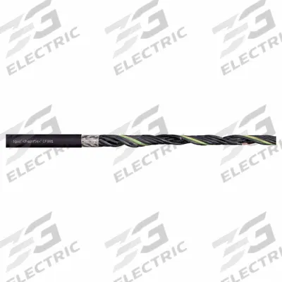 CHAINFLEX Control Cable: 17 AWG, 25 Conductors, Order by the Foot, PVC Jacket - Continuous Flexing Control Cables