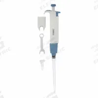 DLAB Single-Channel Pipettor: 1 Channels, 5,000 ul Capacity - Max, Manual Fixed Volume (MPN 61TA43). Key specifications — Color: Light Gray; Brand: DLAB; Pipetter Type: Manual Fixed Volume; Product Type: Single-Channel Pipettor.