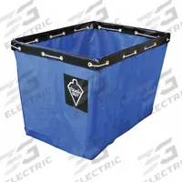 TOUGH GUY Replacement Liner: 33W305, 30 in x 20 in x 20 1/2 in, Blue, 7.5 cu ft, Vinyl, Nylon Rope. Key specifications — Color: Blue; Material: Vinyl; Brand: TOUGH GUY; Includes: Nylon Rope; Manufacturer Part Number: 33W305; For Use With: Permanent Liner Basket Trucks Wire Base.