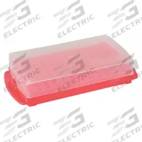 Tube Rack: 4 3/4 in Overall Wd, 2 in Overall Ht, 9 3/4 in Overall Lg, Polypropylene, Pink, Benchtop (MPN HS2345E). Key specifications — Material: Polypropylene; Mounting Location: Benchtop; Color: Pink; Product Type: Test Tube Rack; Total Holding Capacity: (96) Wells; Brand: HEATHROW SCIENTIFIC.