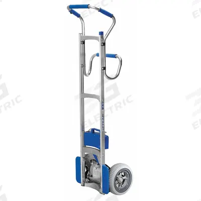 WESCO General Purpose Hand Truck: 375 lb Cap, Four-Position Sweep Back, Aluminum - Corrosion-Resistant Electric Stair-Climbing Hand Trucks Without Nose Plate
