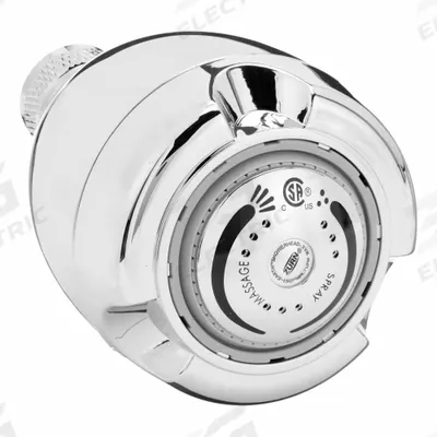 ZURN Fixed Showerhead: Water Saver Z7000-S9, 1.5 gpm Fixed Showerhead Flow Rate - Dual-Pattern Fixed Showerheads