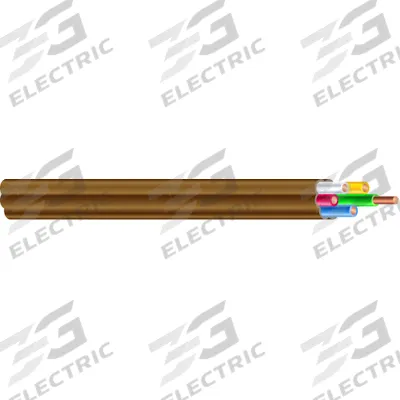SOUTHWIRE Thermostat Wire: 18 AWG/20 AWG Conductor Size, 8 Conductors, 125 ft Overall Lg - Nonplenum-Rated Thermostat Wires
