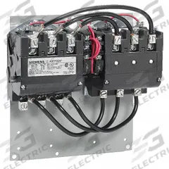 SIEMENS NEMA Magnetic Contactor: Reversing, 3 Poles, NEMA Size 2, 45 A, 480V AC (MPN 43FP32AH). Key specifications — Brand: SIEMENS.