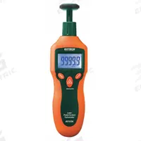 EXTECH Laser Tachometer: +/-0.05% of Reading +1 Digit RPM Accuracy, 1 RPM, 2 RPM Min Contact RPM (MPN RPM33). Key specifications — Includes: Carrying Case; Brand: EXTECH; Digital Display Screen Type: LCD with Backlight; RPM Accuracy: +/-0.05% of Reading +1 Digit; RPM Resolution: 1 RPM; Calibration Certificate: Not Included.