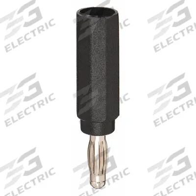 APPROVED VENDOR Banana Jack: 20 A Max Current Measurement - Standard Sheath Banana Jack to Non-Sheath Banana Plug Adapters