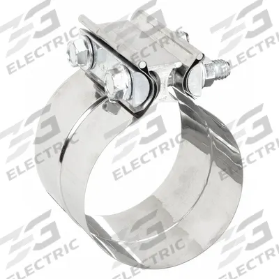 NICKSON EXHAUST SOLUTIONS Exhaust Clamp: Band Clamp, 3 in Compatible Pipe Dia - Max - Band Muffler Clamps