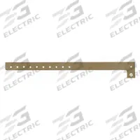 ID Wristband: No Legend, 10 in Overall Lg, 5/8 in Overall Wd, Plastic, Yellow, 500 PK (MPN P1-11). Key specifications — attr1126094: Yellow.
