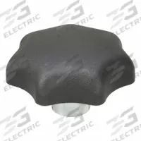 KIPP Hand Knob: 7 Point, Plastic w/ Steel Thread, M10 Thread, 17 mm Thread Lg, 63 mm Dia (MPN K0153.2101). Key specifications — Brand: KIPP.