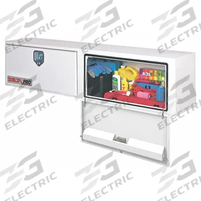 CRESCENT JOBOX Topside Truck Box: Topside Truck Box, Double Drop-Down Doors Lid - Double Drop-Down Door Topside Boxes