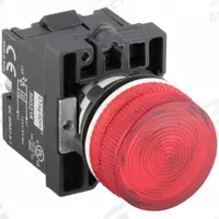 DAYTON Pilot Light: 22 mm Panel Mounting Size, Red, LED, 120 V AC Max Volt Rating (Supply) (MPN 30G218). Key specifications — Series: Dayton; Brand: DAYTON; Includes Push-To-Test: No Push-To-Test Included.