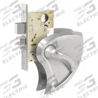 CORBIN RUSSWIN Door Lockset: Privacy Lever Locksets, Stainless Steel, ADA Compliant (MPN ML2020 x BHSS x 630C RHR). Key specifications — Ligature Resistance: Ligature-Resistant; Brand: CORBIN RUSSWIN; Lockset Function ANSI Code: F02; Visual Indicator Message: No Message; Lockset Style: Behavioral Health; ADA Compliant: Yes; Finish: Satin Stainless Steel : High Speed Steel.