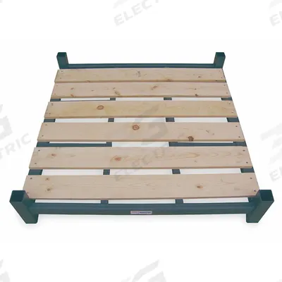 APPROVED VENDOR Stack Rack Base: 48 in x 60 in x 7 in, Wood Decking, 4,000 lb Load Capacity - Wood-Deck Stack Rack Bases