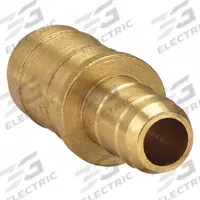 PARKER Barbed Fitting Union: 11/64 in ID x 3/32 in ID Size, Barbed x Barbed, Brass, Rigid (MPN 22-4-5/32). Key specifications — Brand: PARKER.
