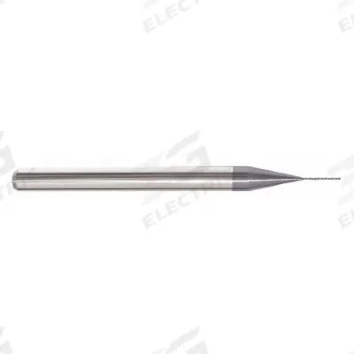 APPROVED VENDOR Square End Mill: Carbide, AlTiN Coated, 4 Flute, 1/32" Mill Dia - Pencil-Neck Carbide Square End Mills