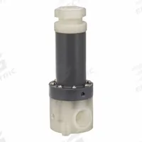 PLAST-O-MATIC Adjustable Antisiphon Relief Valve: Polypropylene, PTFE, 1/2 in x 1/2 in, FNPT x FNPT (MPN RVDTM050T-PP). Key specifications — Brand: PLAST-O-MATIC.