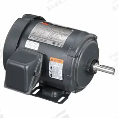 DAYTON General Purpose Motor: Rigid Base Mount, Totally Enclosed Fan Cooled, 1/3 hp, 208-230/460V AC (MPN 2N864). Key specifications — Brand: DAYTON; Nameplate Voltage @ 60 Hz: 208-230/460V AC; Full Load Current @ 60 Hz: 2.6-2.7/1.3 A; Nameplate RPM @ 60 Hz: 1,765 RPM; Motor Enclosure: TEFC.