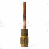 HONEYWELL HOME Immersion Well: Mounting Flange, Copper, Copper, 1/2 in External Thread Size (MPN 121371L). Key specifications — Maximum Insertion/Bulb Length: 3 in, 3/8 in; Shank Material: Copper; Connection Material: Copper; Thermowell Type: Mounting Flange; Brand: HONEYWELL HOME.