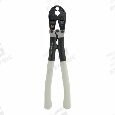 HUSKIE TOOLS Crimper: Wire Terminal, #14 to 4/0 AWG, 9000 lb, 25 5/8 in Overall Lg, MCP-1002 - Controlled-Cycle Lug & Splice Crimpers
